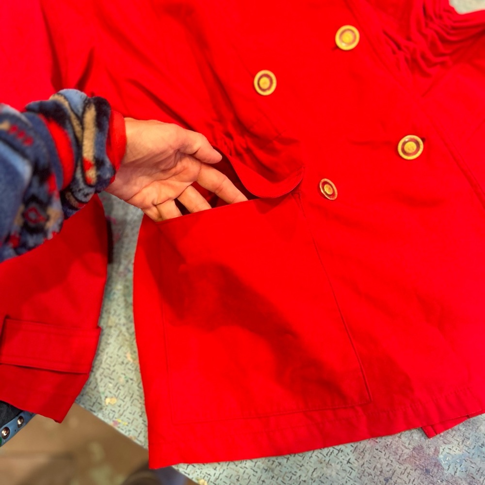 90s Cherry Red Jacket - Picture 6 of 16